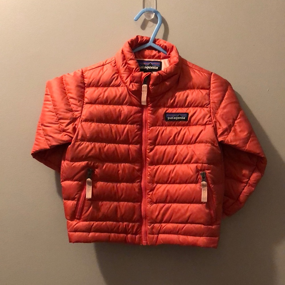 Patagonia Girls Coat Pink size 12-18 months